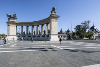 Heroes Square, Budapest, Hungary, Europe