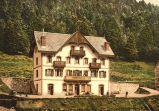 Le Cantal, le Lioran, Auvergne Mountains, France, c. 1890, Historic, digitally enhanced