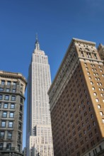 Empire state building, architecture, skyscraper, Manhattan, New York City, USA, North America