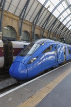 FirstGroup's Lumo train at King's Cross station in London, Great Britain