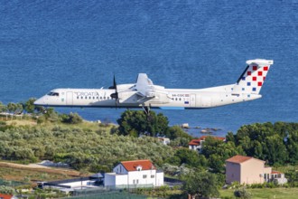 A De Havilland Canada Dash 8 Q400 aircraft of Croatia Airlines with the registration 9A-CQC at