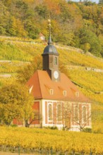 The Protestant vineyard church Zum Heiligen Geist is a baroque village church in the Pillnitz