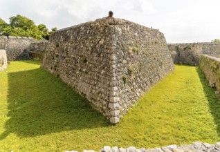 Spanish colonial fortification, Fort de San Felipe, Bacalar, Quintana Roo, Yucatan Peninsula,