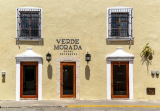 Renovated Spanish colonial buildings occupied by Hotel Verde Morada, Calle de los Frailes,