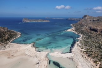 Balos Beach and Bay, Gramvousa Peninsula, Crete, Greece, Gramvousa, Crete, Greece, Europe