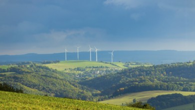 Wind turbines near Hausdorf