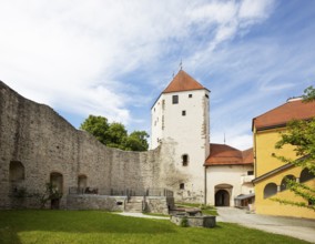 Neuburg am Inn Castle, Neuburg am Inn, Lower Bavaria, Bavaria, Germany, Europe