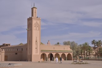 Mosque, Tamegroute, Souss-Massa-Draa region, Morocco, Africa