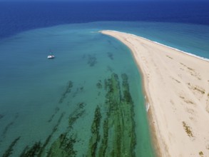 Aerial view, Cape Possidi, Kassandra, Chalkidiki, Greece, Europe