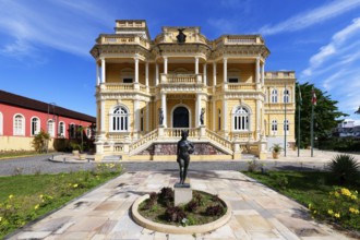 Cultural center Rio Negro Palace, Former seat of government, Manaus, Amazonia State, Brazil, South