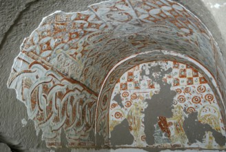 Agacalti Church, Ihlara Valley, Güzelyurt, Cappadocia, Turkey, Asia