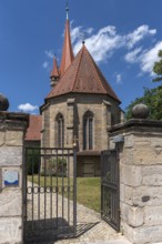 The Protestant St. Matthew's Church, mentioned since 1477, Heroldsberg, Middle Franconia, Bavaria,