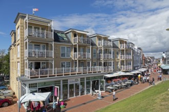 Pedestrian zone, Büsum, Schleswig-Holstein, Germany, Europe