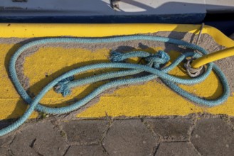 Rope, Harbour, Kühlungsborn, Mecklenburg-Western Pomerania, Germany, Europe