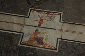 City of Palermo, in the Cathedral Maria Santissima Assunta, Zodiac on the floor in front of the