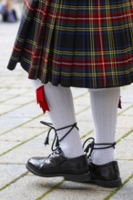 Sheaths, stockings, kilt, Sigmaringen, Baden-Württemberg, Germany, Europe