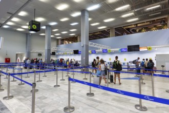 Terminal of Skiathos Airport, Greece, Europe