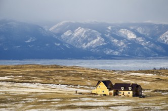 Isba, Lake Baikal, Olkhon Island, Pribaikalsky National Park, Irkutsk Province, Siberia, Russia,