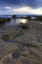 Coast, Tidal pools, Coigach Peninsula, Scotland, Great Britain