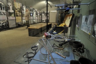 Torture instruments in the Fort Breendonk Museum, Belgium, Europe