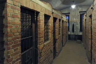 Prison cells at Fort Breendonk, Belgium, Europe