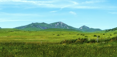 Sancy Massif. Auvergne volcanoes natural park. Puy-de-Dome department. Auvergne-Rhone-Alpes. France