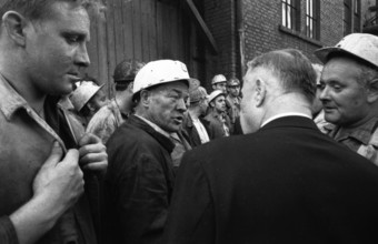 The spontaneous strike, here on 10.9.1969 by the miners of the Minister Stein colliery, was one of