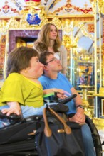 Wheelchair users in the Green Vault