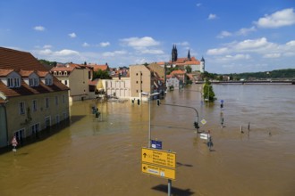 High water in Meissen at its peak