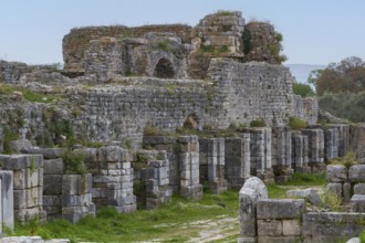 Faustina Baths, ancient city of Miletus, Miletus, Aydin Province, Aegean Region, Turkey, Asia