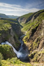 Vøringsfossen waterfall, Hardangervidda plateau, Norway, Europe