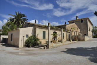 Main building of the wine-growing estate Ribas, Bodegas Ribas, Consell, Majorca, Balearic Islands,