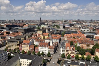 Church of the Redeemer, Church of Our Savior, tower view, Copenhagen, historic center, Copenhagen,