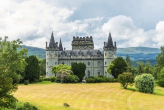 Inveraray Castle, Clan Campbell, Loch Fyne, Argyll, Scotland, UK