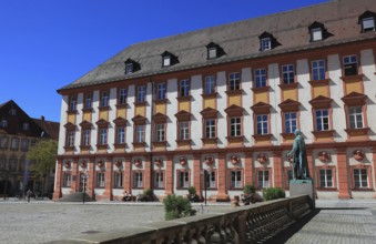 In the city centre of Bayreuth, the Old Palace the statue of Maximilian II. King of Bavaria,