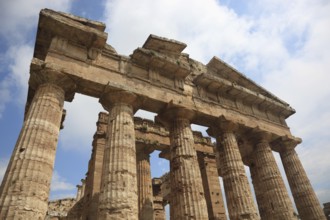 Temple of Poseidon, 2nd Temple of Hera, in Paestum, Campania, Italy, Europe