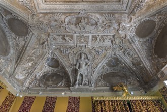 Decorative stucco ceiling in a hall of the Villa del Principe, Palazzo di Andrea Doria, Piazza dei