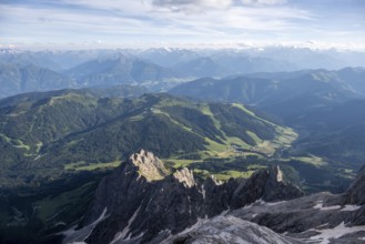 Dramatic mountain landscape, view from Hochkönig, Salzburger Land, Austria, Europe