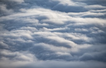 Cloud cover, high fog, Appenzell Ausserrhoden, Appenzell Alps, Switzerland, Europe