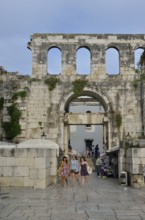 Silver Gate or Porta Argentea, Diocletian's Palace, Split, Split-Dalmatia County, Croatia, Europe