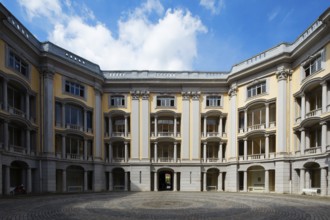 Inner courtyard, Ansbach Residence, Palace, once seat of government of the Margraves of