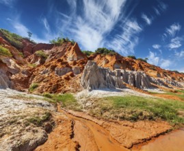 Fairy Stream Suoi Tien, Mui Ne, Vietnam. One of the tourist attractions in Mui Ne