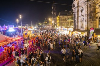 Canaletto the Dresden City Festival Party on the Schlossplatz