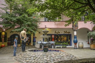 Green Citadel, Breiter Weg, Magdeburg, Saxony-Anhalt, Germany, Europe