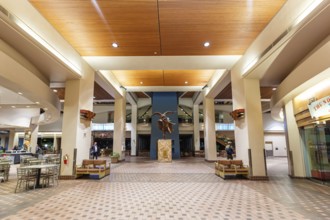 Terminal of Albuquerque Airport (ABQ) International Sunport Airport in Albuquerque, USA, North