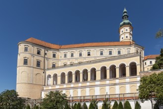 Mikulov Castle gardens, Czech Republic, Europe