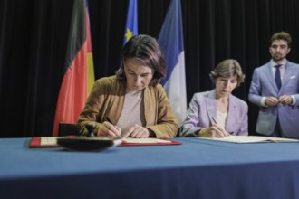 Annalena Bärbock (Bündnis 90 Die Grünen), Federal Minister for Foreign Affairs, and Catherine