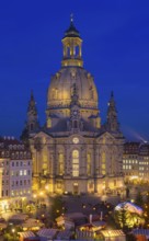 Christmas market on Dresden's Neumarkt square