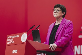 Saskia Esken, Bundesvorsitzender der SPD, aufgenommen im Rahmen des Bundesparteitages des