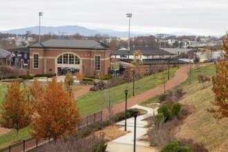 Lynchburg, Virginia, The softball stadium at Liberty University. The private evangelical Christian